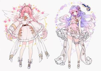 動漫少女華麗禮服設(shè)計素材鑒賞與靈感分享
